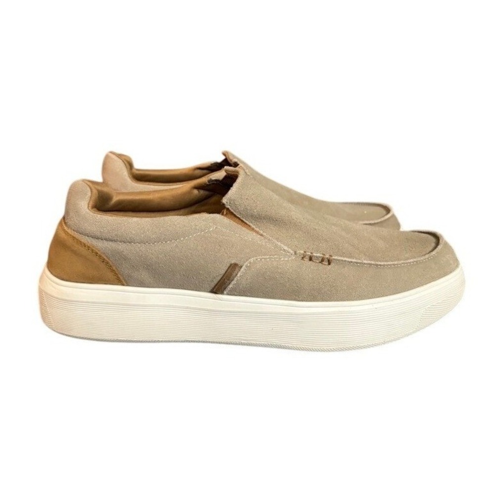 Orthocomfoot Mens Slip On Loafers Tan Beige Casual Comfort Sneakers Shoes 14